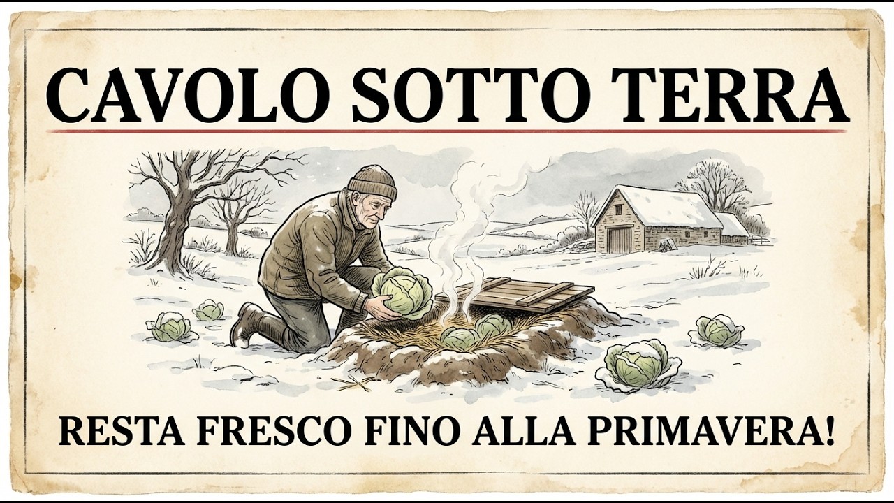 Come conservare il cavolo sotto terra per mantenerlo vivo fino alla primavera