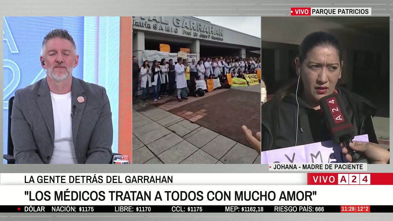 🔴 LA OTRA CARA DEL GARRAHAN: PADRES APOYAN A LOS MÉDICOS Y PROFESIONALES DE LA SALUD