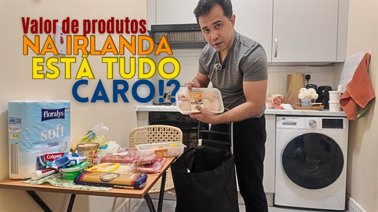 Preços de Supermercado na Irlanda 2026 🇮🇪 | Quanto Um Intercambista Gasta por Semana?