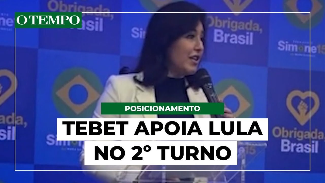 Simone Tebet anuncia voto e apoio a Lula no segundo turno das Eleições 2022