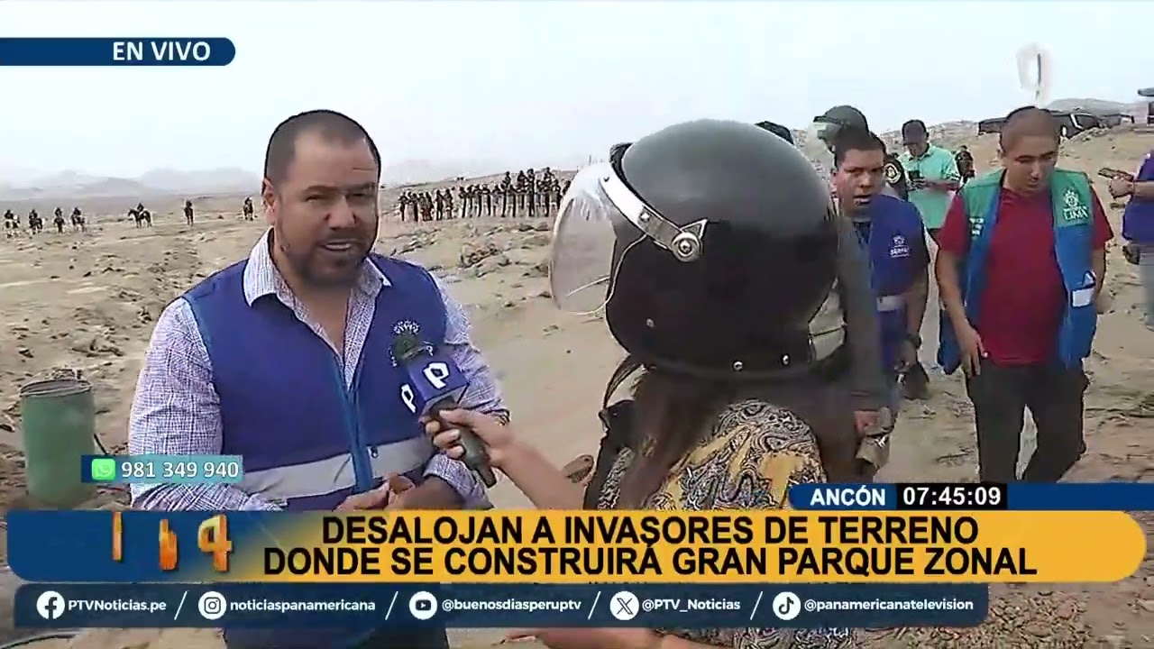 Ancón: desalojan a invasores de terreno donde se construirá gran parque zonal