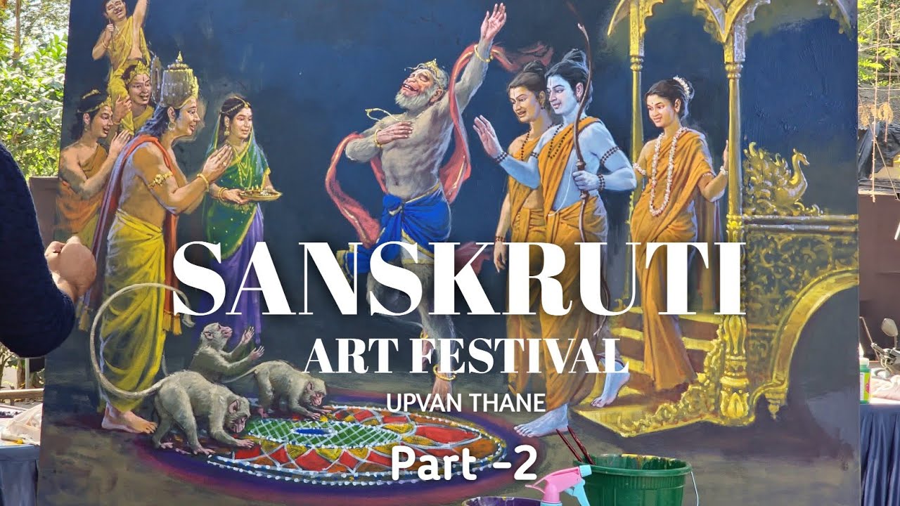 Upvan Art Festival Thane Part-2 || सुंदर आणि सुबक चित्रीकरण || acrylic ,oil & pencil art 🎨