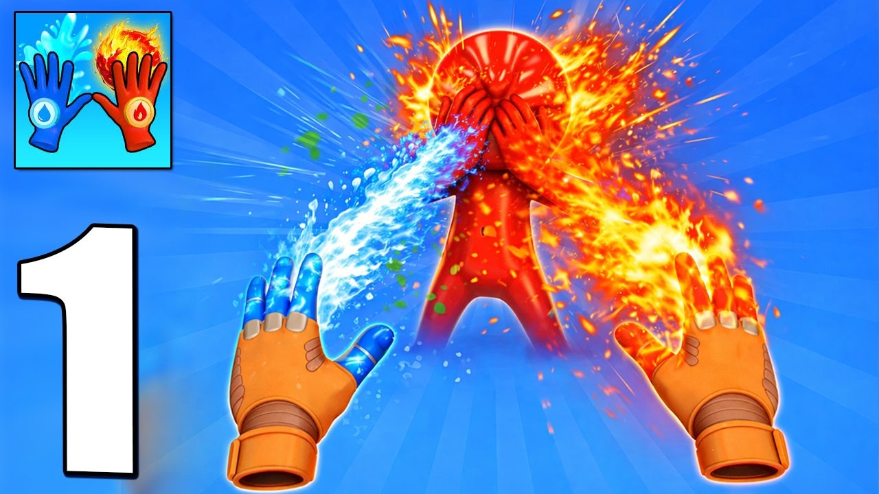 Elemental Master - Gameplay Walkthrough Part 1 - The master of Power Hand (Android,iOS)