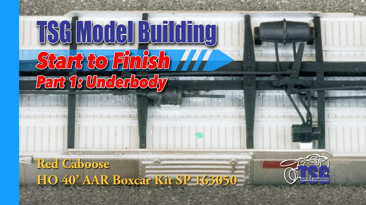 HO Scale Model Building Box Car 1 of 8 Underbody
