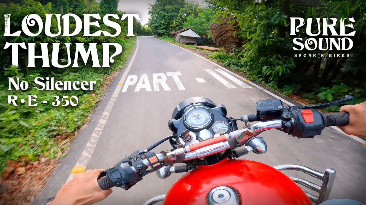 Loudest Sound Ever (Part - II ) | ASMR | POV | Royal Enfield | Pure Sound.