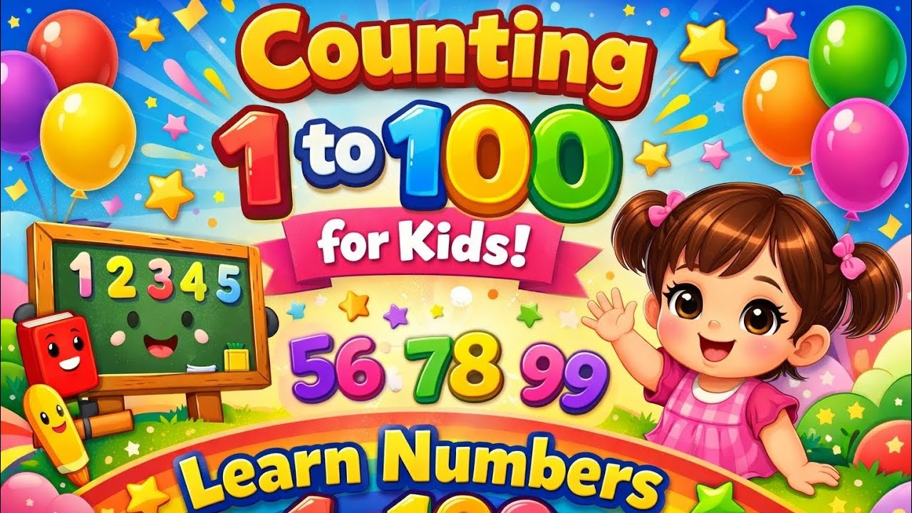 Counting 1 to 100 for Kids | Learn Numbers 1–100 | Smart Kids Hub
