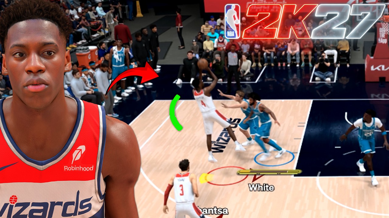 ГЕЙМПЛЕЙ ЗА AJ DYBANTSA В NBA 2K27 *ПЕРВЫЙ ВЗГЛЯД*