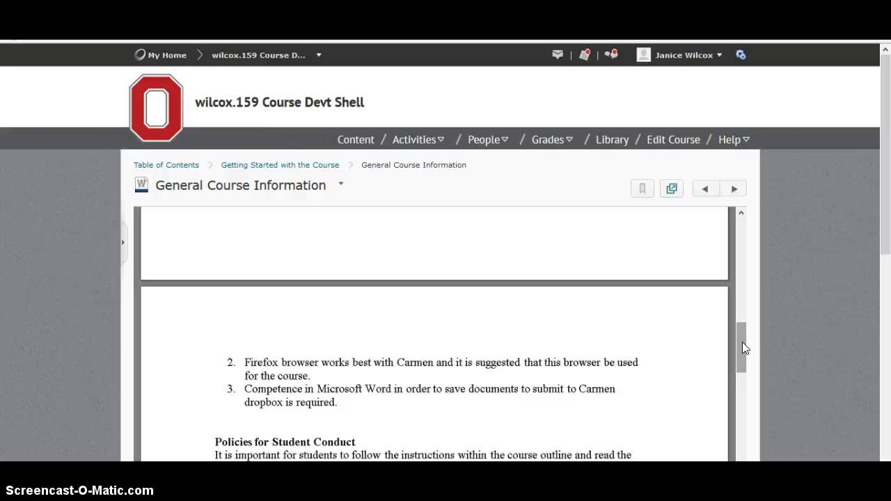 INtroductory Course Components