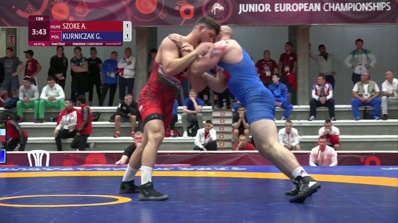 1/2 GR - 97 kg: A. SZOKE (HUN) v. G. KURNICZAK (POL)