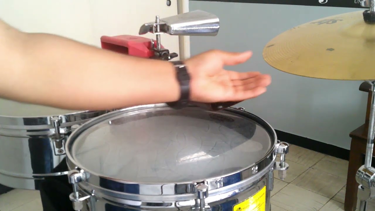 Ritmo de balada, rock, rock & roll en timbal