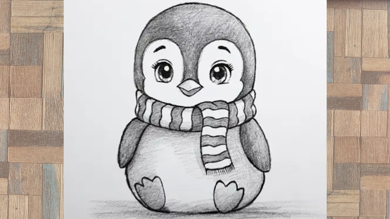 How to draw a Penguin 🐧 ||🐧 Drawing || Penguin easy drawing ||Cute things to draw when you are bored