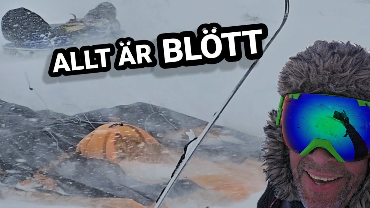 Den bl&ouml;taste turen genom Sarek i mars &ndash; storm och fallvindar
