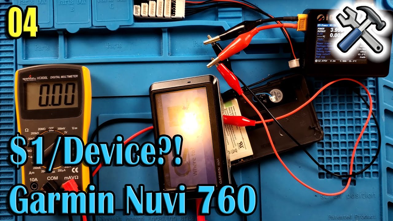 Battery is dead? Make your own! | Garmin nuvi 760 GPS for $1 | #04 | Project 