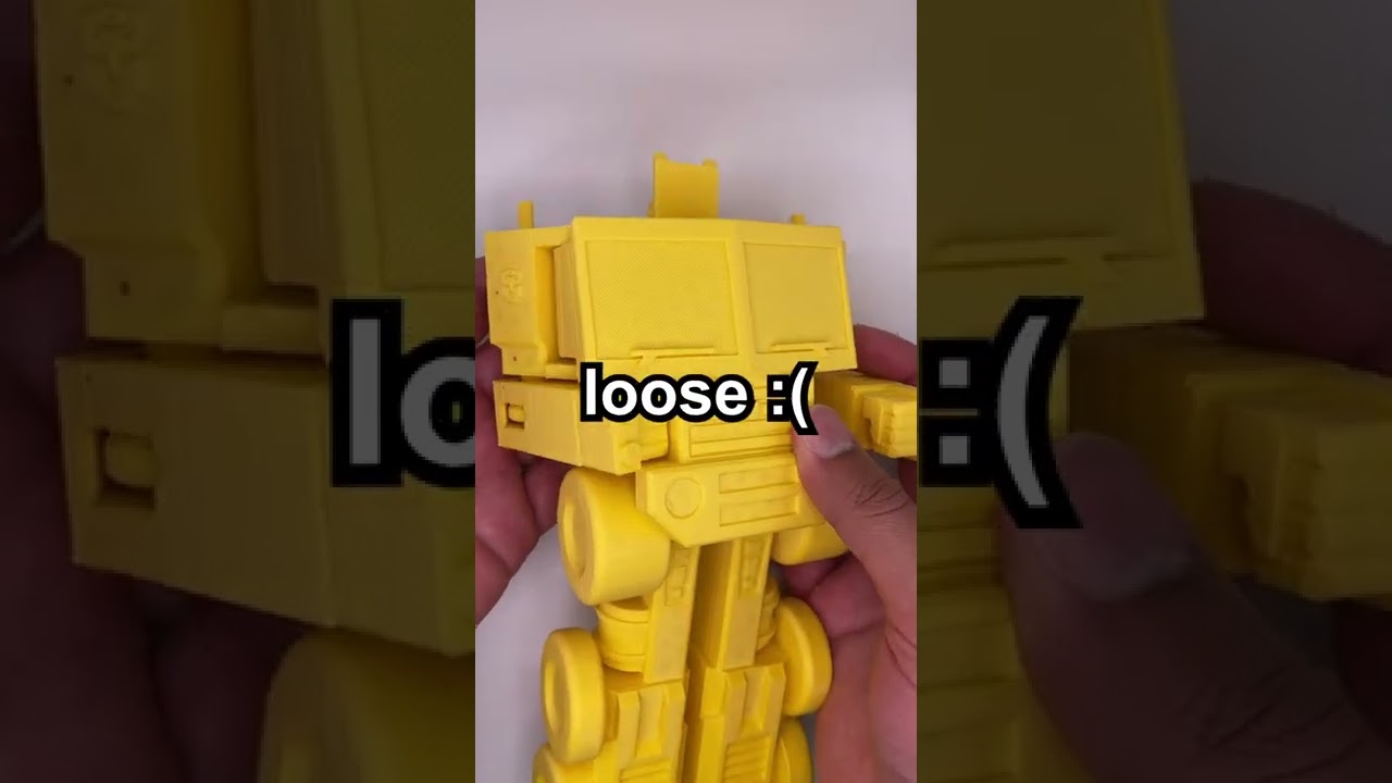 I 3D Printed Optimus Prime #transformers #shorts #3dprinting #optimusprime