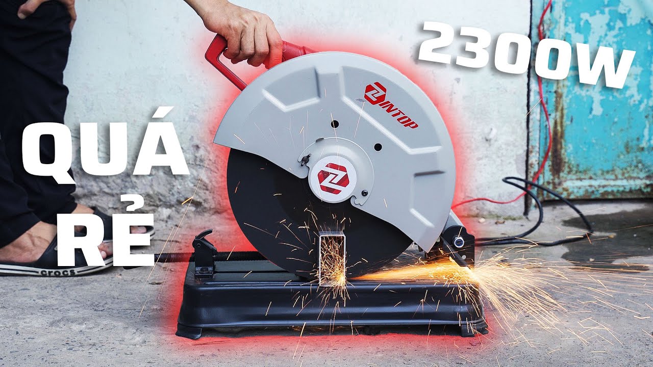 Máy Cắt Sắt 2300W Giá Chỉ ~1tr3 Liệu Có Ổn? Phải Thử Mới Biết - Lintop LTC-2300