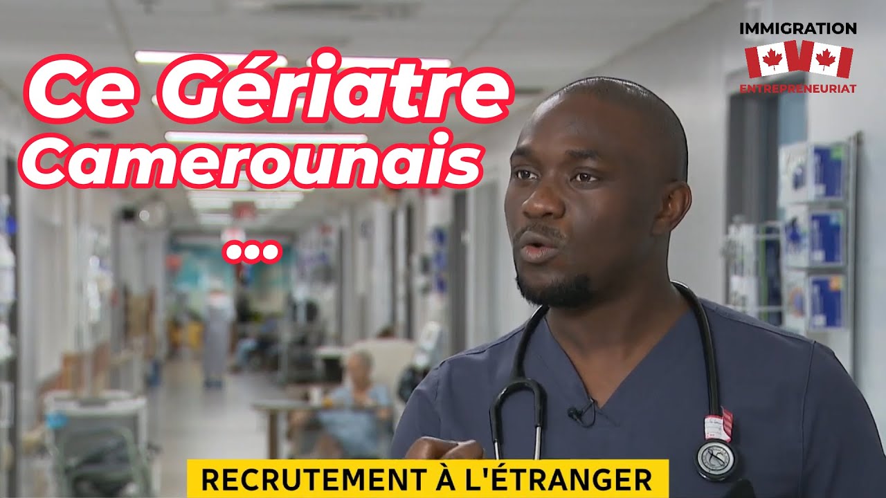 Cet infirmier Camerounais a pris sa place à Joliette #canada