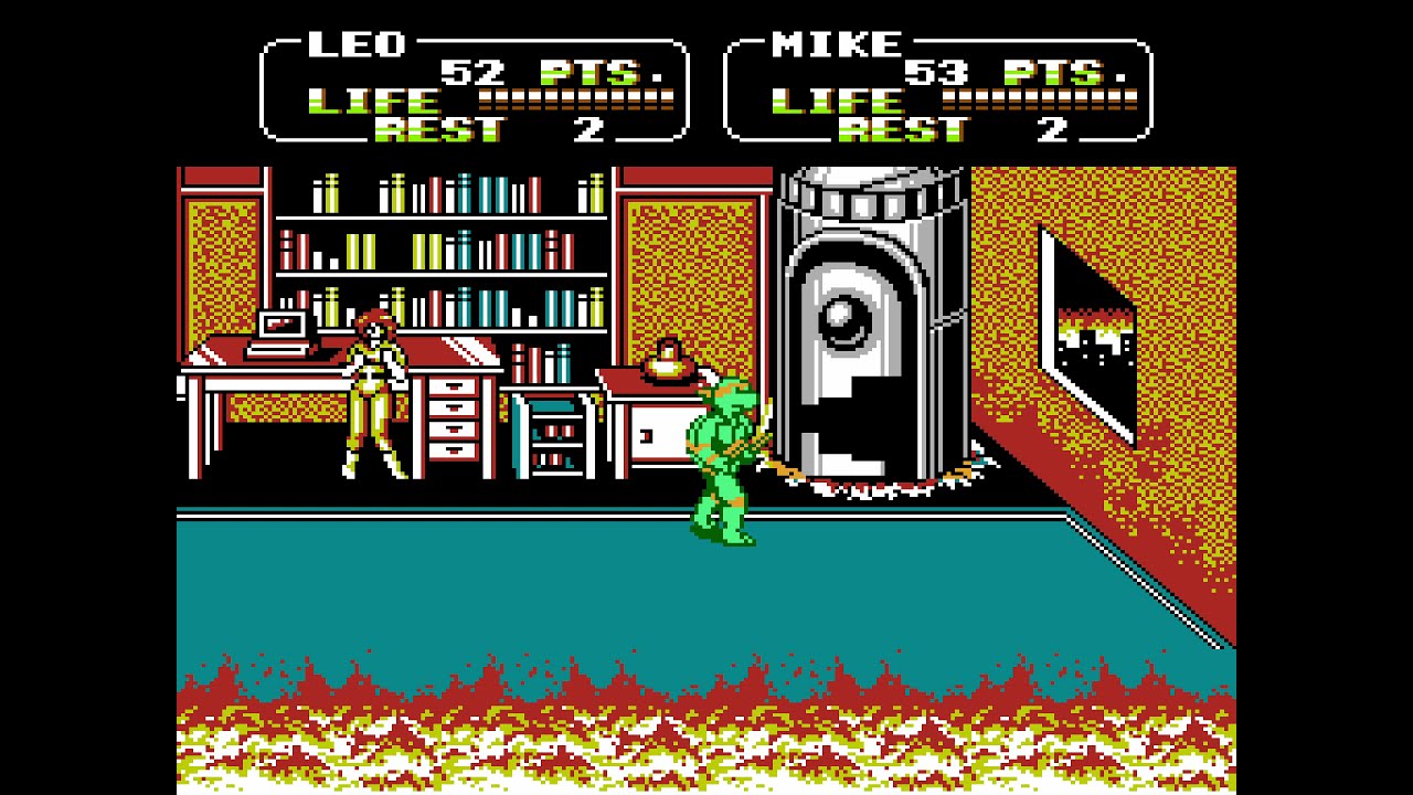 [TAS] NES Teenage Mutant Ninja Turtles II: The Arcade Game 