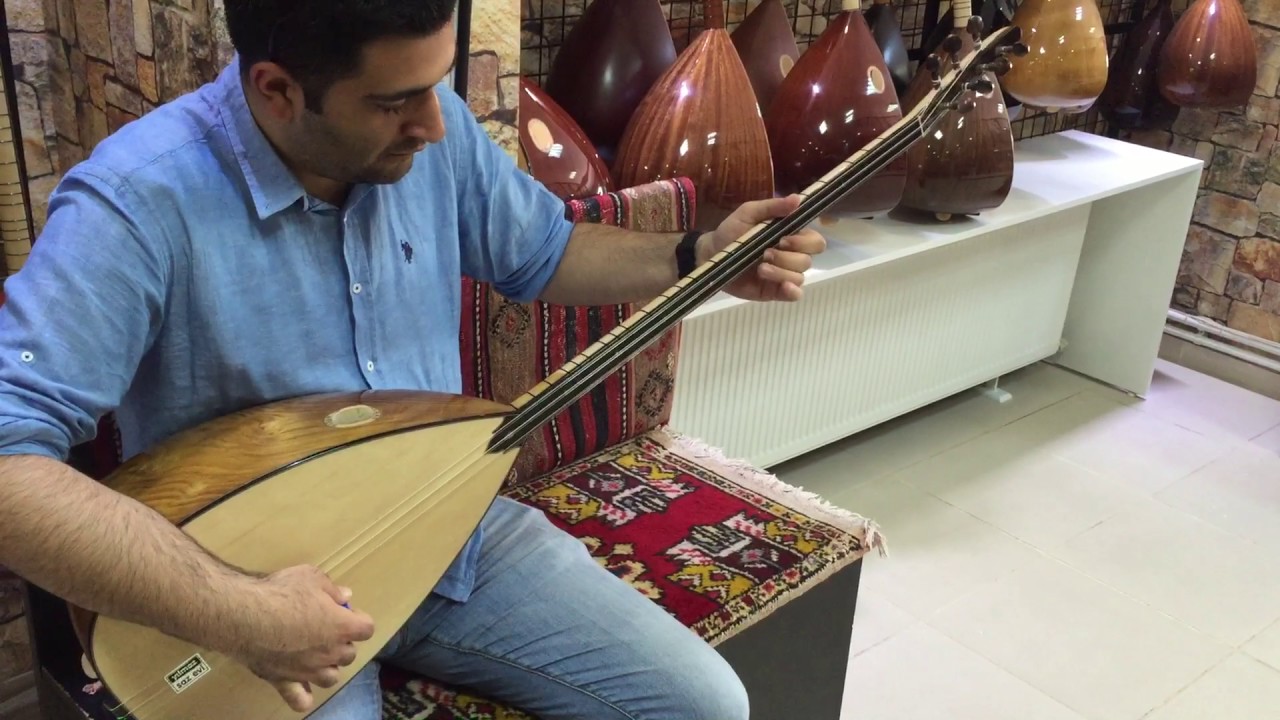 Oyma Dut Klavyeli 45'lik Divan Bağlama - Yılmaz Saz Evi İstanbul Kartal
