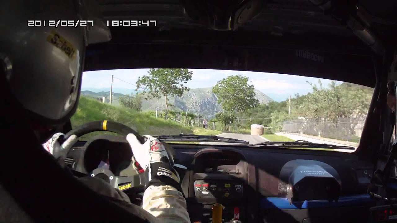 Sulpizio - Francescucci cameracar rally Valle del Liri 2012 P.S. 07 Santopadre