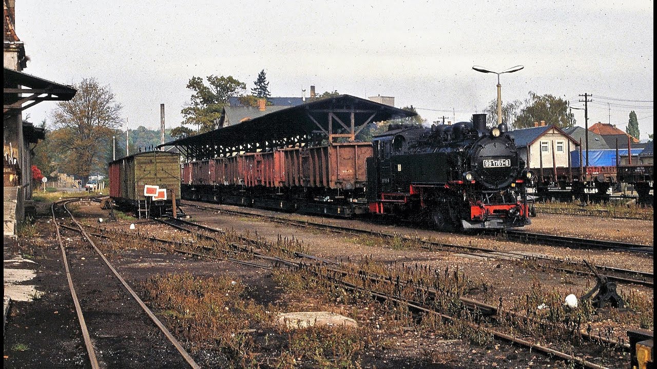 99 1761 bringt Kohlen für Dippoldiswalde am 3.10.1990