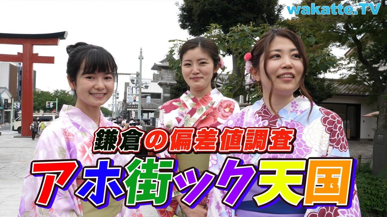 高学歴連発！？歴史の街、鎌倉でアホ街ック天国！【wakatte.TV】