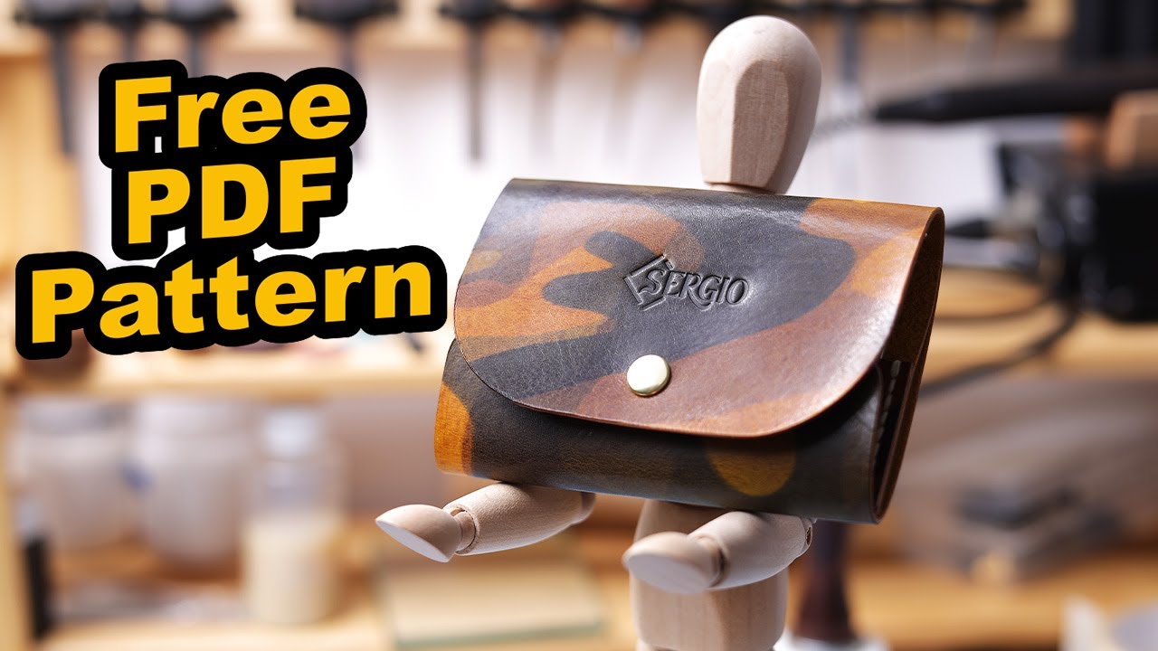 Make a Leather Needle Case by Hand | Free Pattern Inside