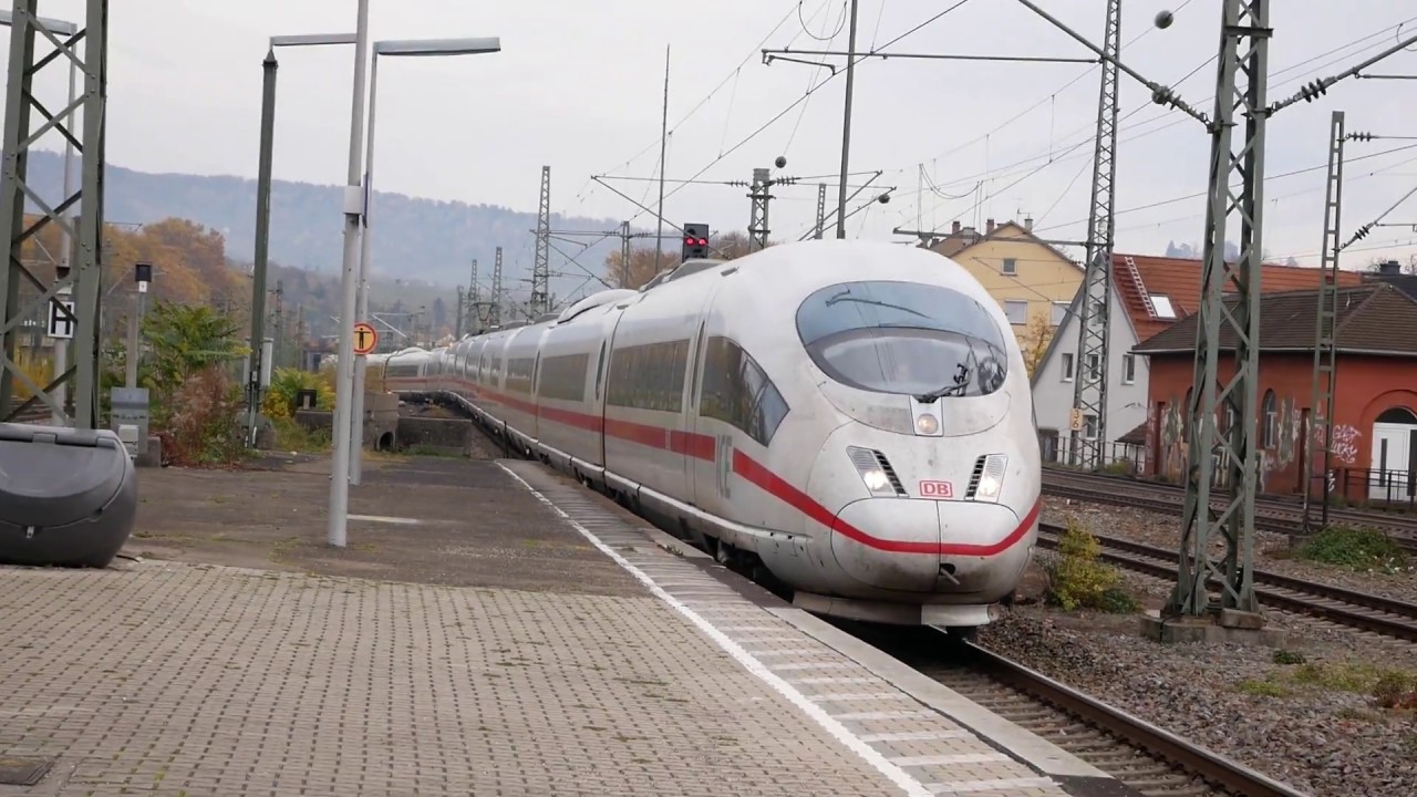 Züge  in Stuttgart Bad Cannstatt mit Br 218 430 401 111 146 147 403 101442