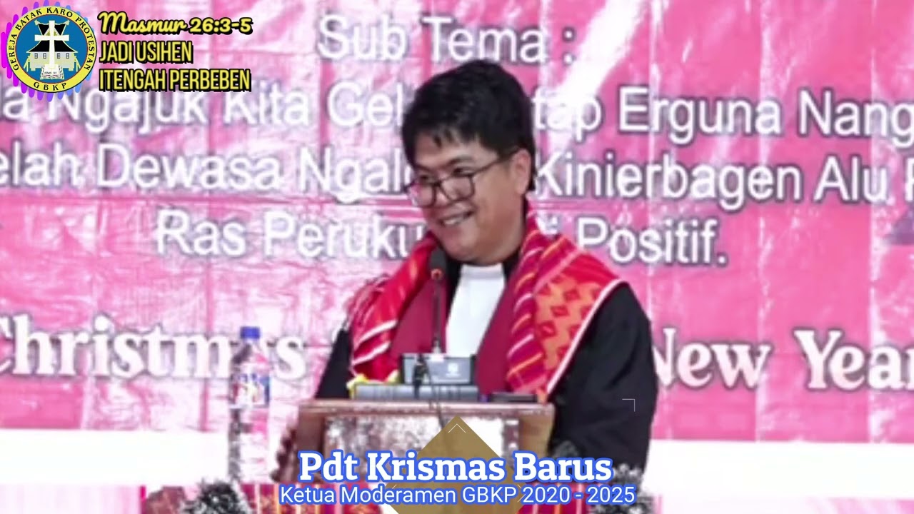 Jadi Usihen Itengah Perbeben - Masmur 26:3-5 - GBKP Rampah - Pdt Krismas Imanta Barus