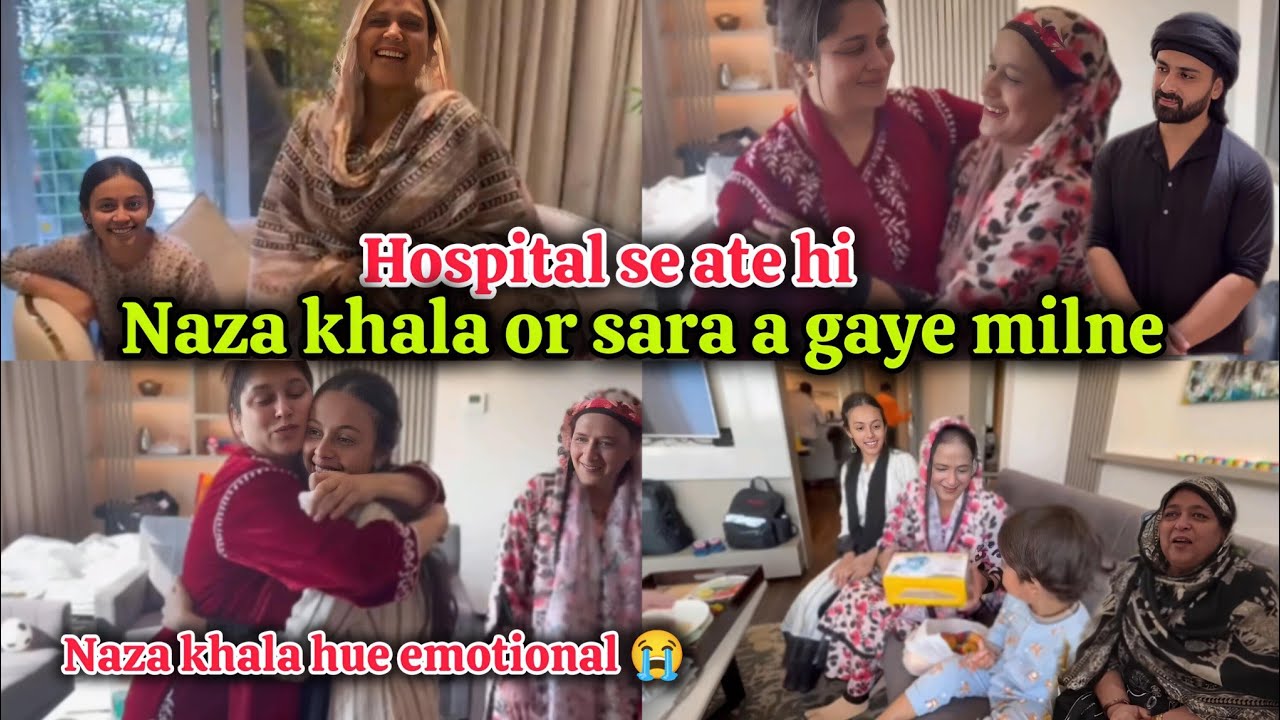 Naza khala or sara a gaye Deepika se milne ghar🤗 Naza khala emotional😭 shoaib ibrahim official vlogs