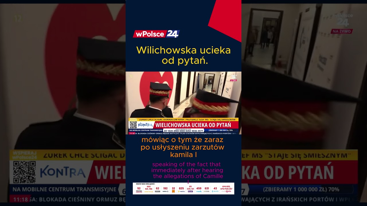 Oburzona Wielichowska &bdquo;bierze nogi za pas&rdquo;.