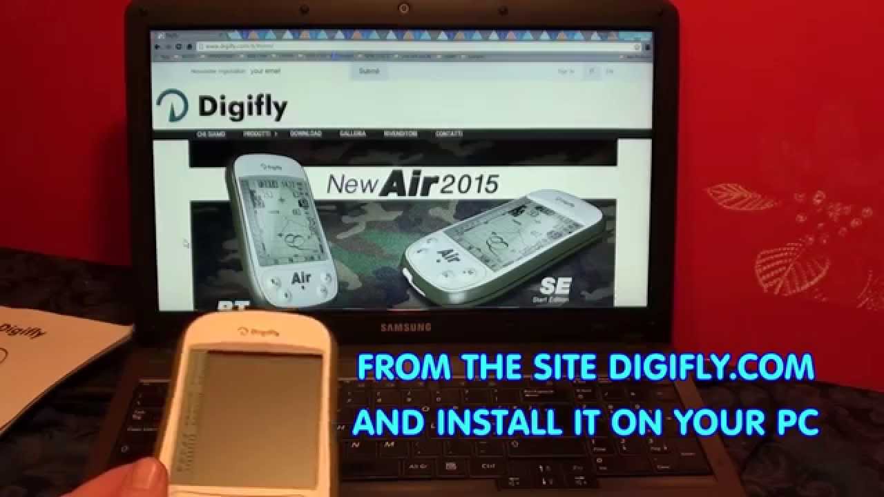 Collegare Digifly AIR al PC / Connect Digifly AIR to PC