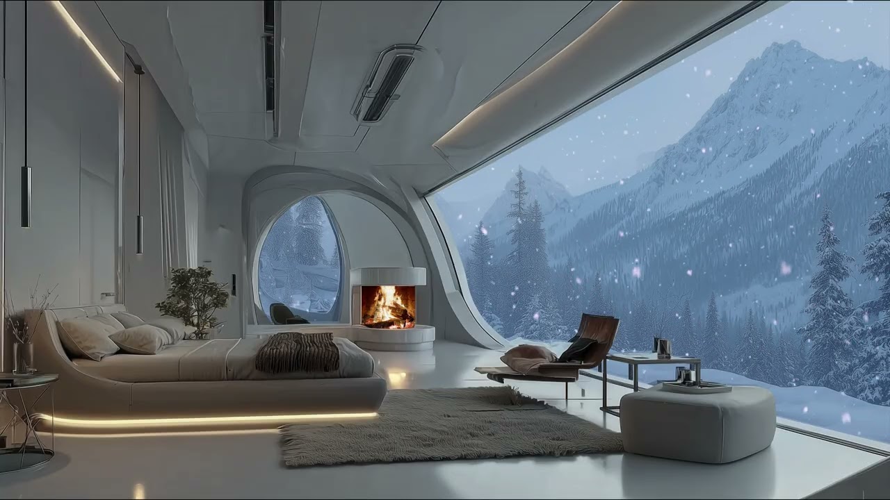 Relaxing Piano Music with Warm Fireplace Sounds for Peaceful Sleep and Gentle Stress Release