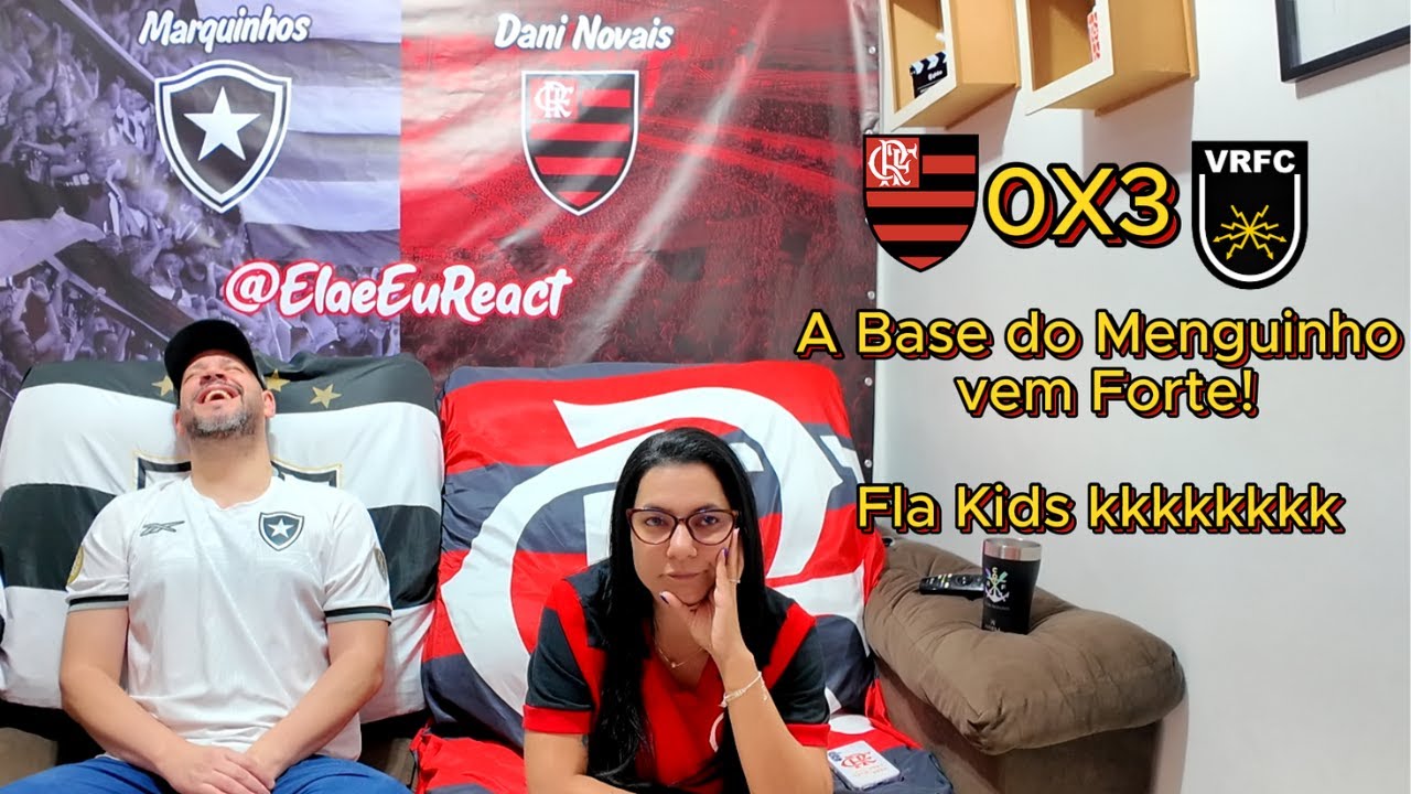 React do atropelo do Volta Redonda sobre o Fla Kids Voltaço faz 3x0 e poderia ser mais...