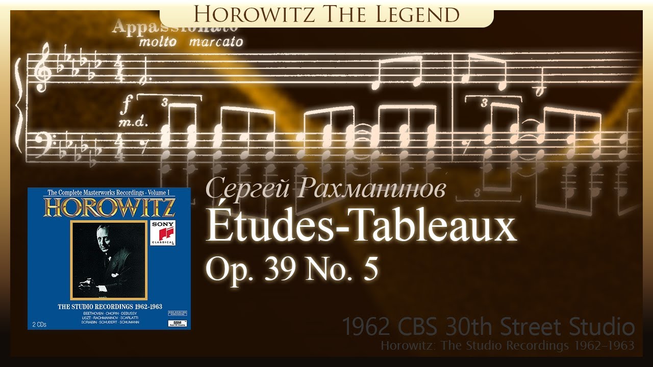 Rachmaninoff: Études-Tableaux Op. 39, No. 5 [Horowitz 1962/1975]