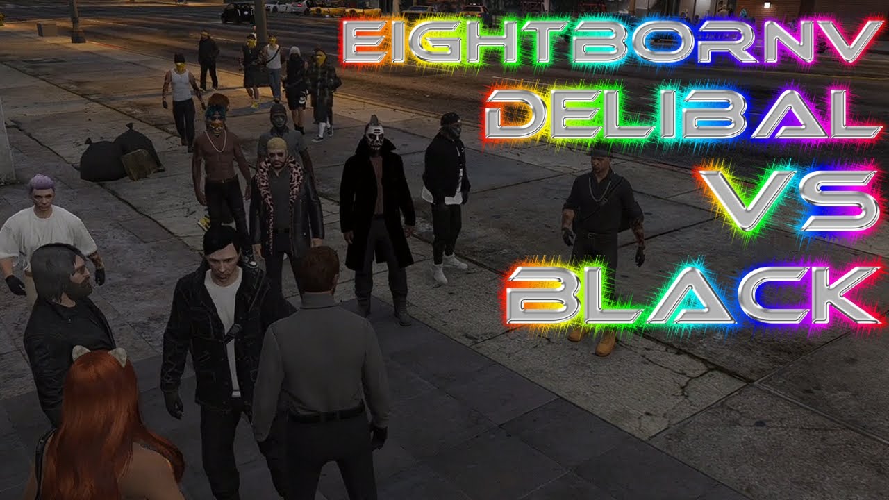 Eightborn 2  Dünya Savaşı elraen - delibal vs black w-guns ve vagos