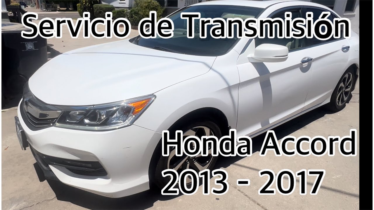 Como Cambiar el Aceite de Transmision en un Coche Honda Accord 2013 - 2017