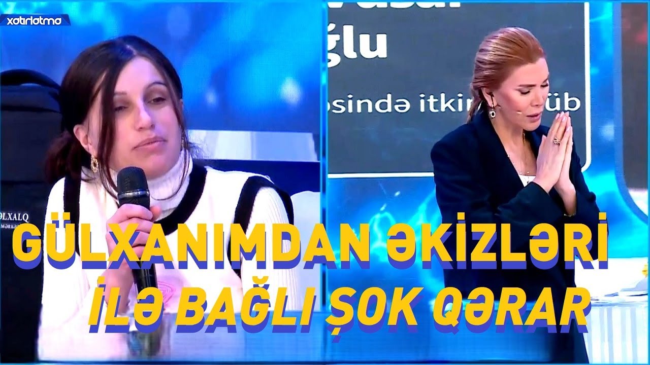 Gülxanım yenidən studiyaya gəlib şok qərarını açıqladı! Əkizləri... / Seni axtariram 17.02.2026
