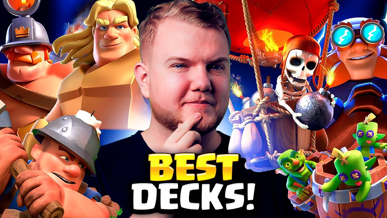 TOP 5 BEST DECKS IN THE WORLD IN CLASH ROYALE