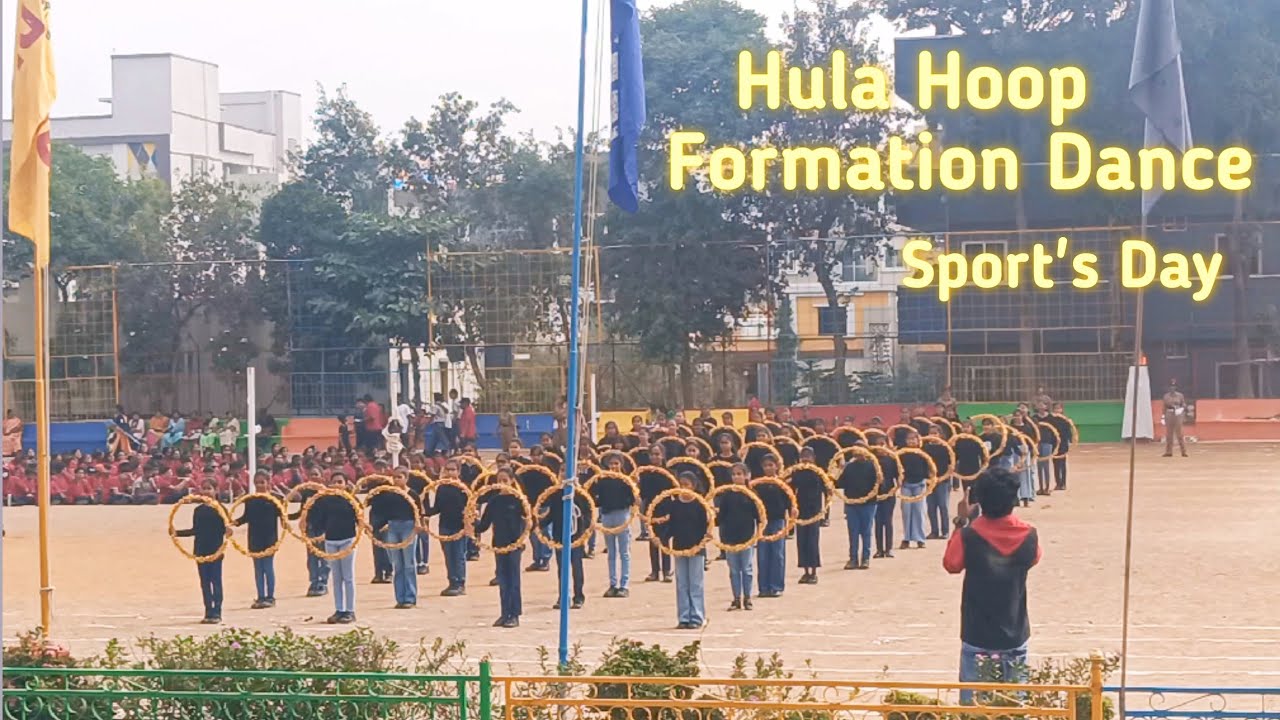 Sport's Day 2024 | Vikas the Concept School | Hula Hoop Dance | Sravan Icon Official |