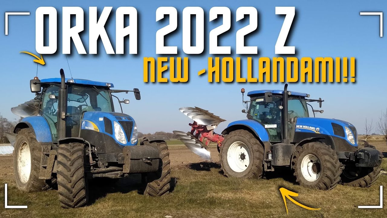 ✔Wiosenna orka pod kukurydze 2022✔UR.Lenczewski✔dwa new hollandy w akcji✔New Holland t6090 & t7.170✔