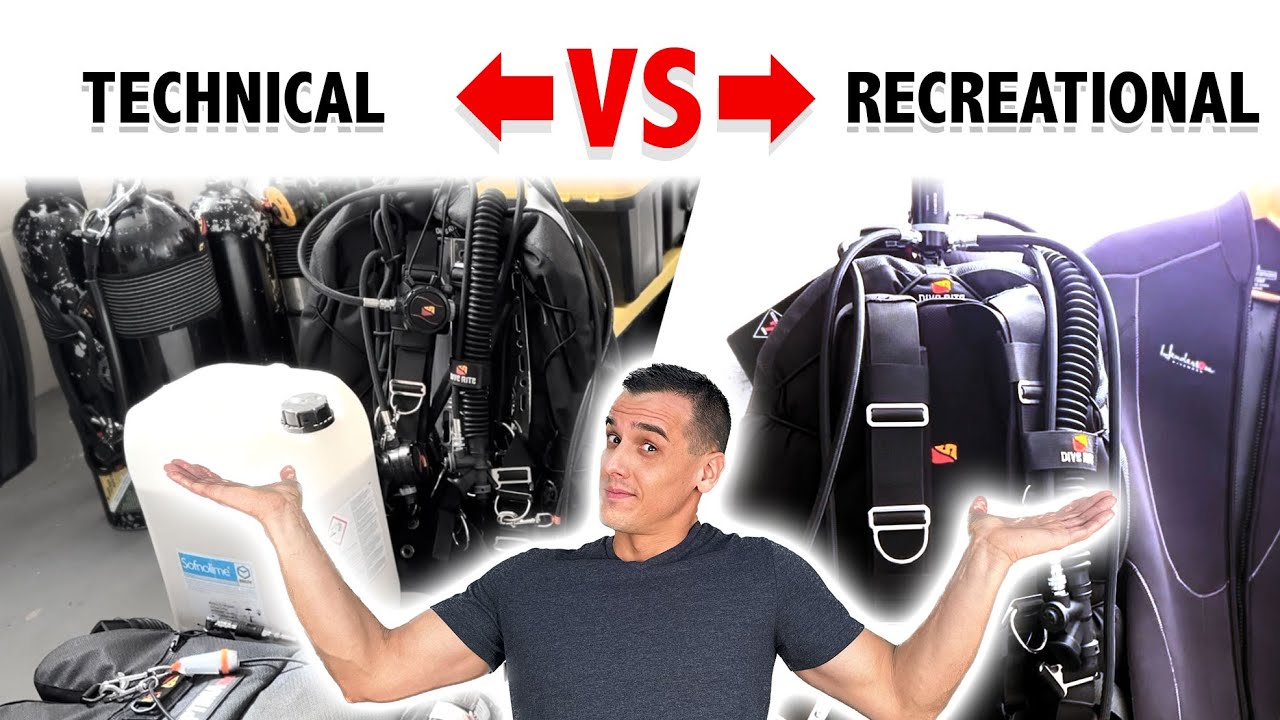 Packing For Technical CCR Diving  Vs. Recreational Diving