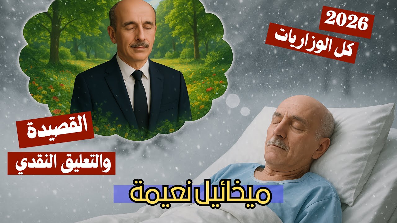 التعليق النقدي ميخائيل نعيمة   | الأدب السادس الأعدادي 2026 | المحاضرة 15