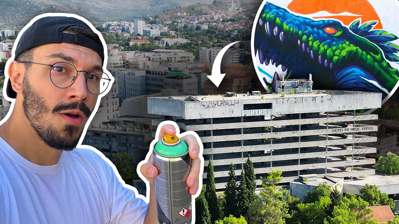 I Spray Painted Inside This GRAFFITI Covered Building.