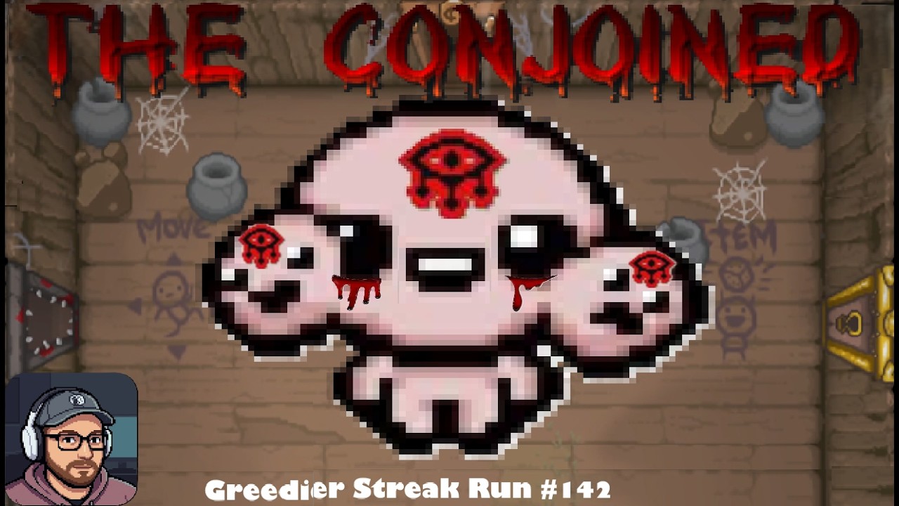 The Conjoined | Binding of Isaac Repentance Greedier Streak Run 142