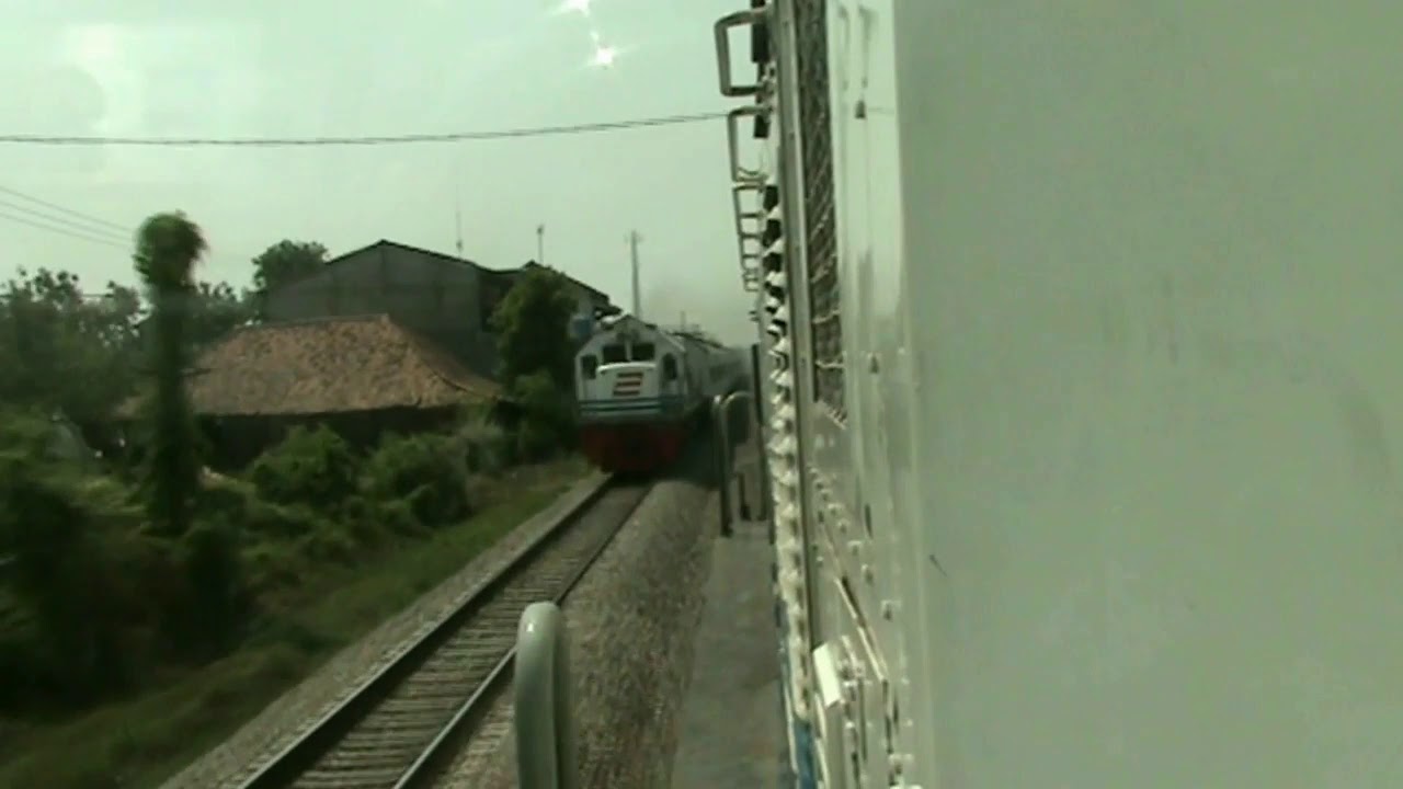 Wonderful Cab View Train, Indonesia locomotive Jakarta Bandung (bag 2)