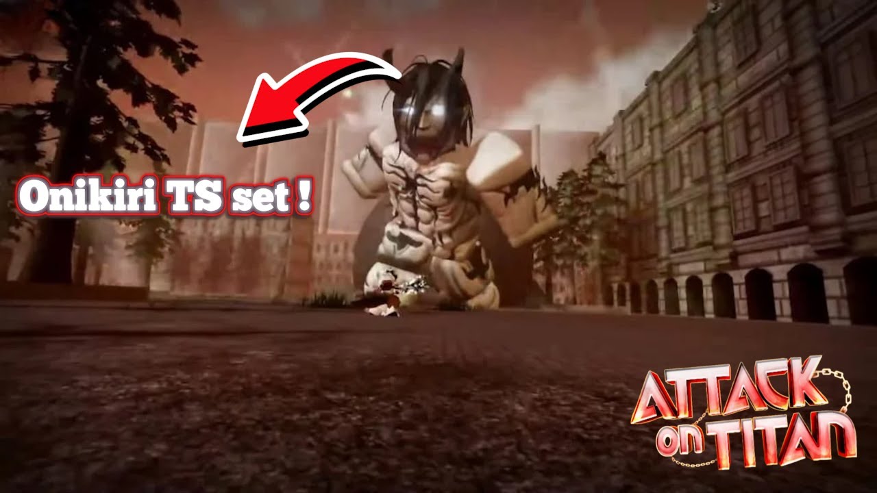 Beating Onikiri Eren for TS set in Aot:R