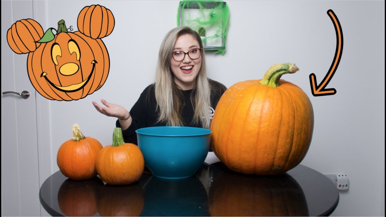 Halloween Pumpkin Carving Tutorial - Disney's Mickey Mouse 🐭