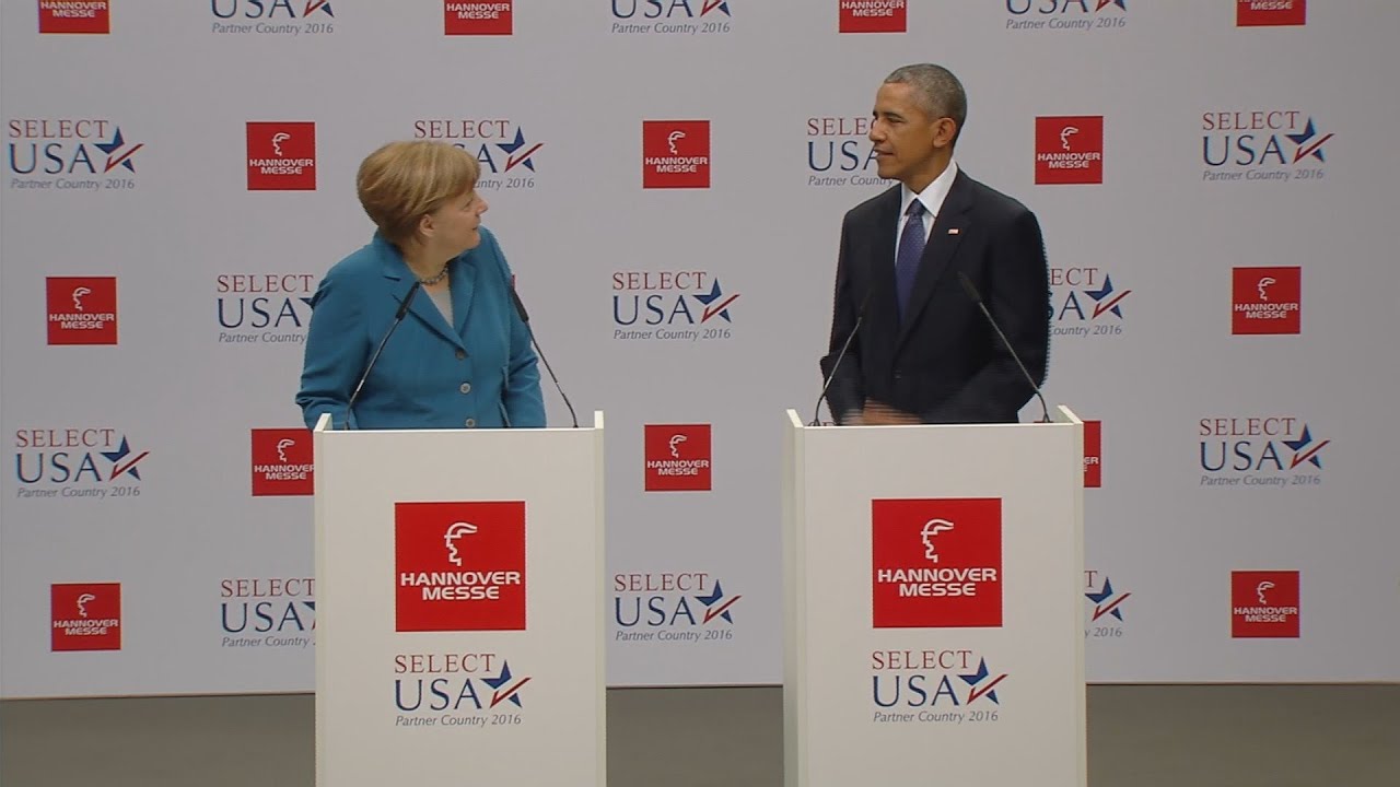 Und sie scherzt doch: Obama, Merkel & der Pudding-Beweis