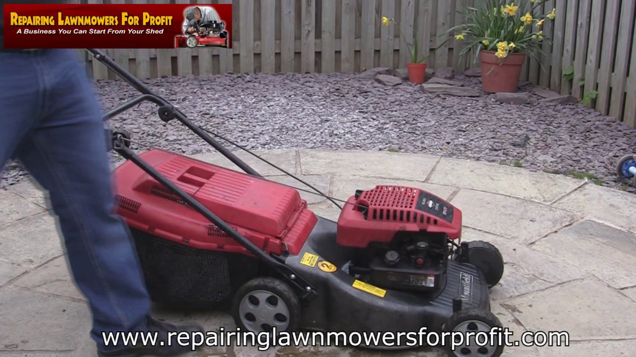 Mountfield HP 470 Petrol Lawnmower Runs Too Slow
