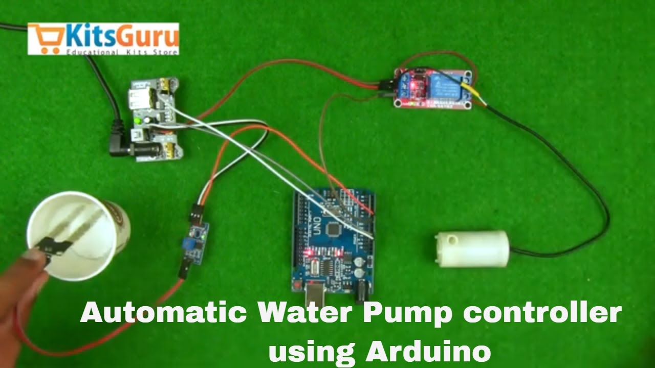 Automatic Water level controller using Arduino |  KitsGuru | Agriculture technology DIY kit